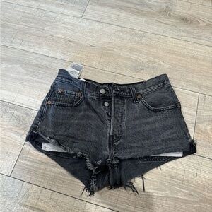 Levi’s 501 high waisted shorts